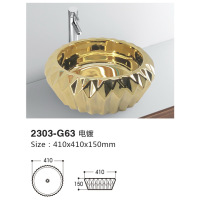 Colorful ceramic washbasin