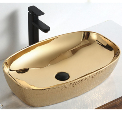 Electroplating Art Basin Bathroom