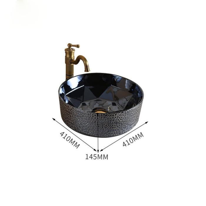 Round Art Vintage Basin