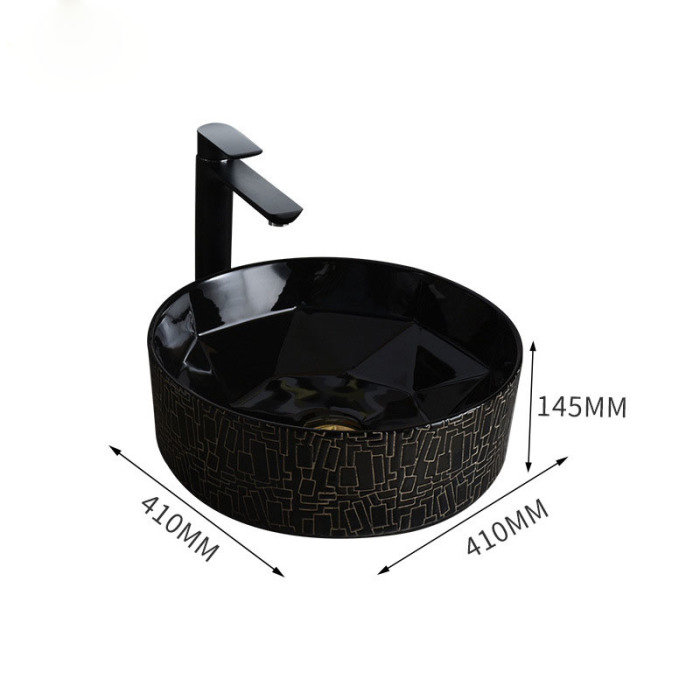 Round Art Vintage Basin