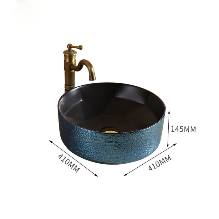 Round Art Vintage Basin