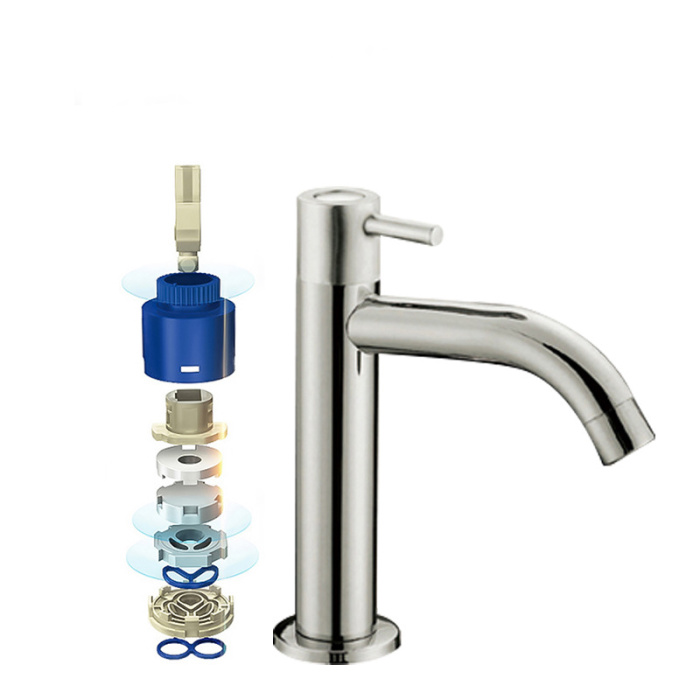 Wash basin faucet hotel homestay bathroom hot and cold water faucet washbasin