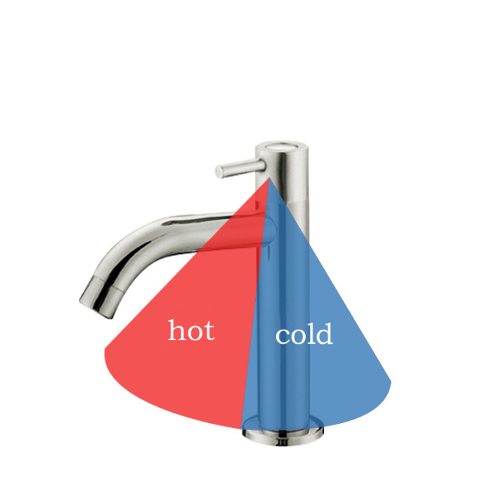 Wash basin faucet hotel homestay bathroom hot and cold water faucet washbasin