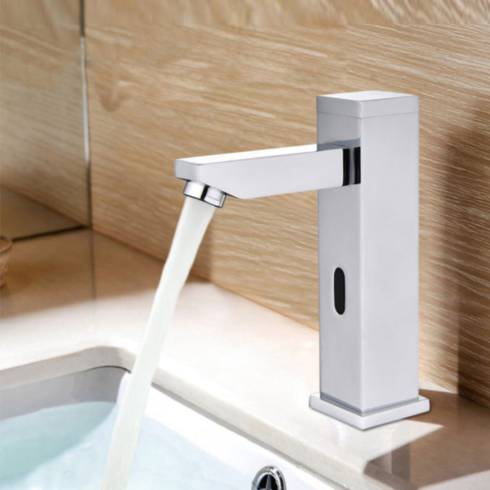 Basin induction faucet hotel public toilet hot and cold infrared bathroom washbasin