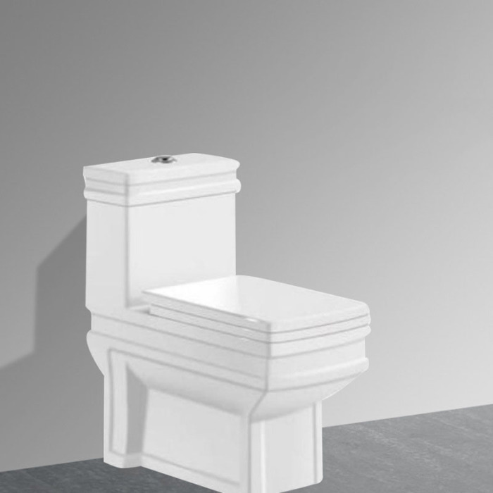 bathroom household flush toilet