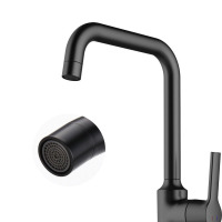 Brushed stainless steel faucet