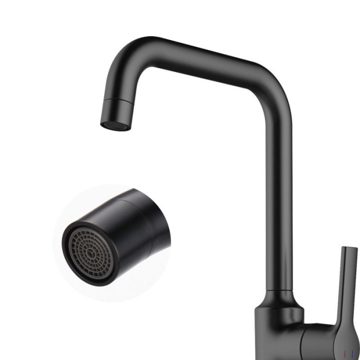 Brushed stainless steel faucet