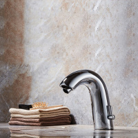 copper kitchen faucet silver household vegetable basin sink mixing valve faucet