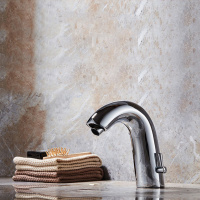 copper kitchen faucet silver household vegetable basin sink mixing valve faucet