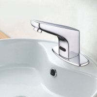 Hotel bathroom washbasin hot and cold dual faucet modern minimalist bathroom