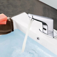 Hotel bathroom washbasin hot and cold dual faucet modern minimalist bathroom