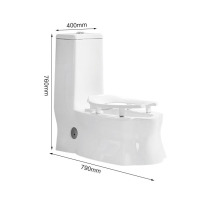 Intelligent toilet automatically flips the lid and heats and dries