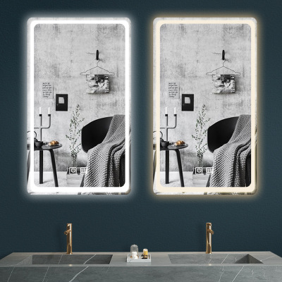 Modern minimalist bathroom mirror LED