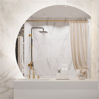 Smart bathroom mirror led with light touch sensor