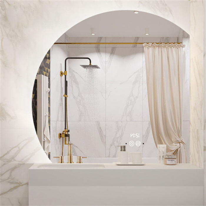 Smart bathroom mirror led with light touch sensor