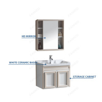 Space aluminum bathroom cabinet
