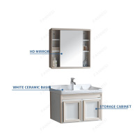 Space aluminum bathroom cabinet