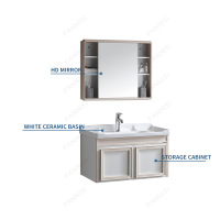 Space aluminum bathroom cabinet