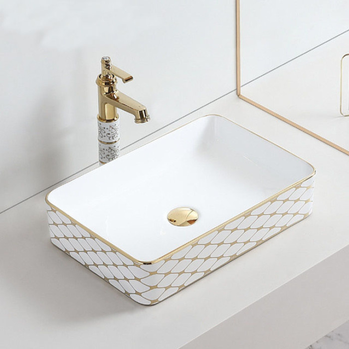 square washbasin