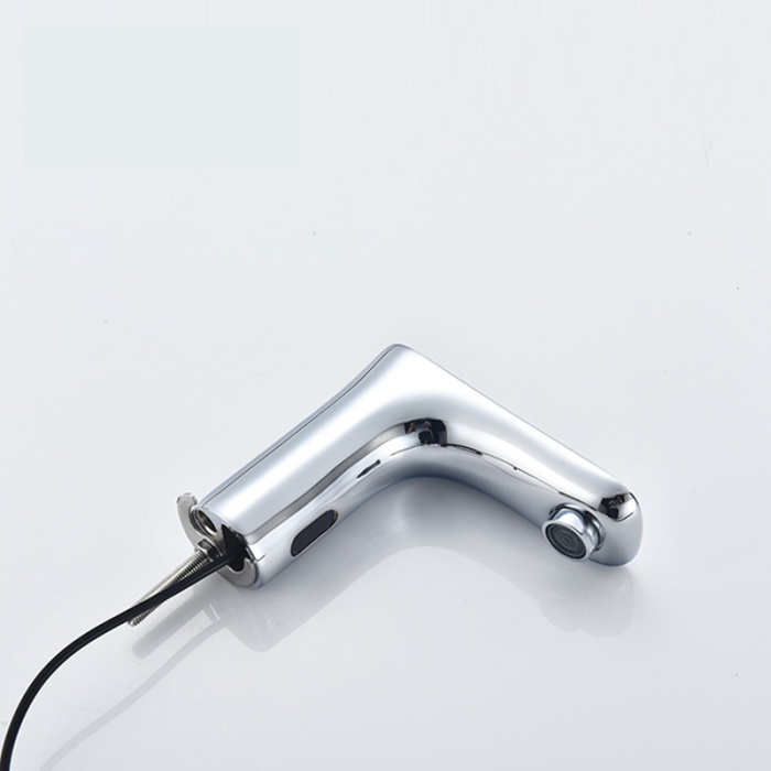 Faucet single cold double pipe double handle universal rotation