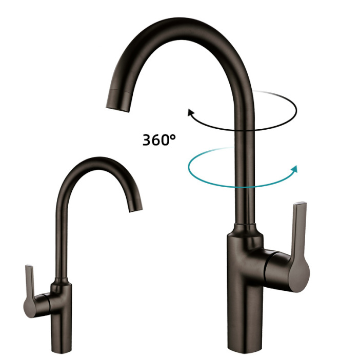 Telescopic silica gel universal sink faucet