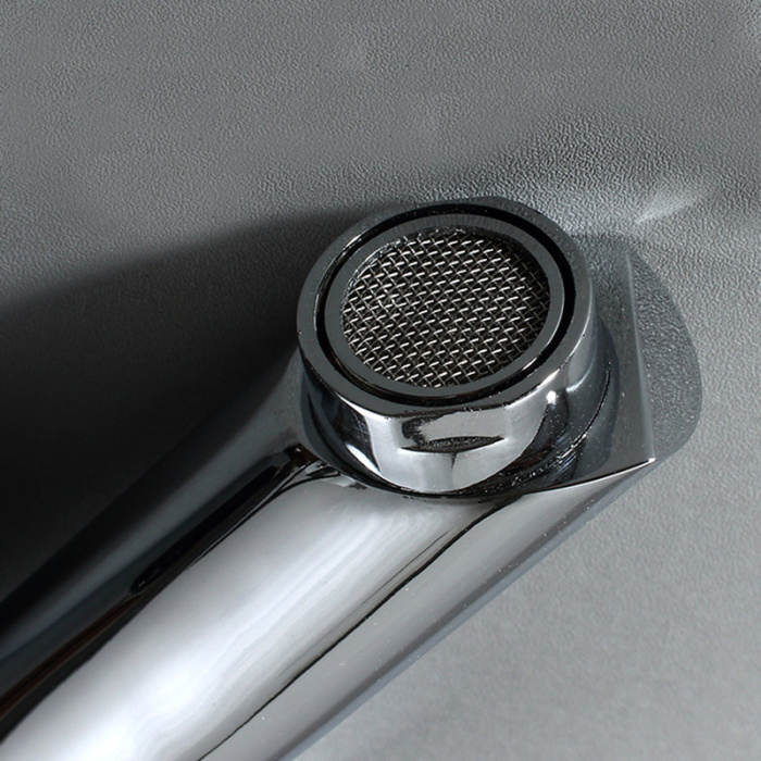 Under the basin mechanical arm universal faucet